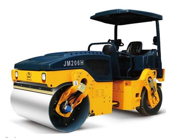 lu rung kết hợp bánh thép và bánh lốp 6 tấn hiệu JUNMA Model JM206H
